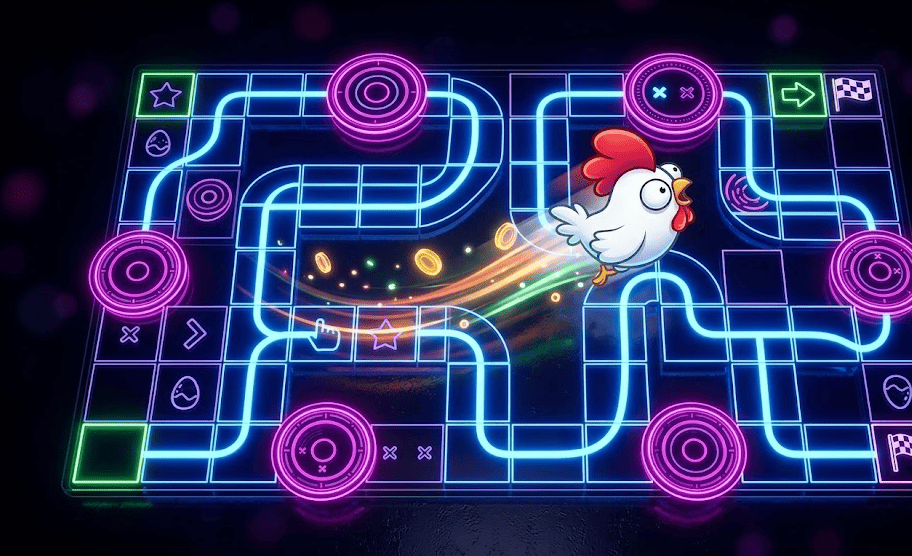 Chicken Road 2 stake selector and round controls on desktop